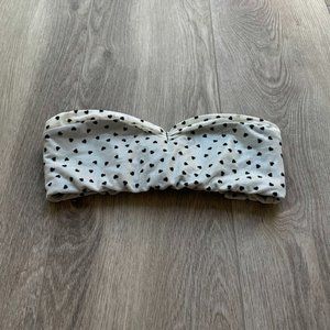 LOLLI SWIMWEAR HEARTS BIKINI TOP SIZE SMALL NEW